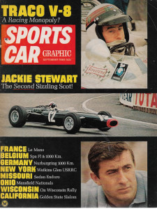 SPORTS CAR GRAPHIC 1966 SEPT - ALFA 1600 SPIDER, STEWART, BT12 1/2